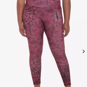 Her Universe Spider-Man Tie Dye Leggings Plus Size 3 NWT Factory Sealed Marvel